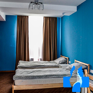 Спальня в реабилитационном центре